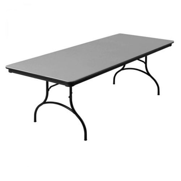 Mitylite Plastic Folding Table, Gray, 36 x 96 In. RT3696GRB1